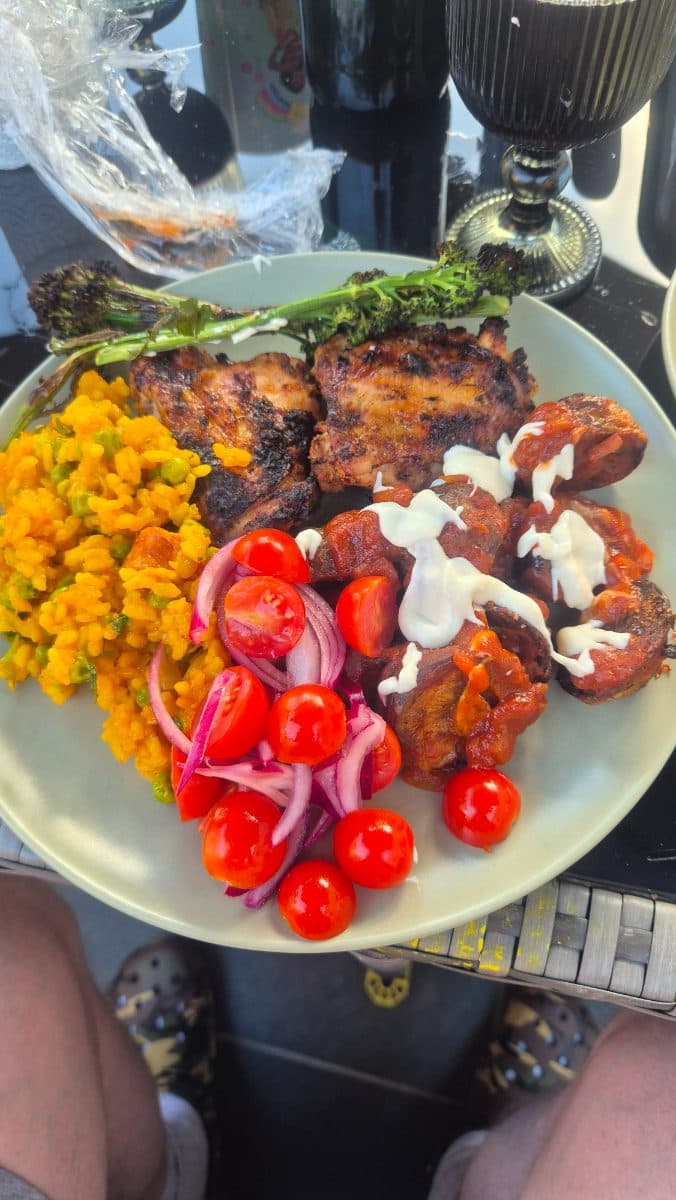 Bbq spanish chicken